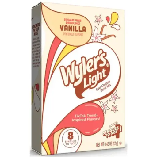 [5061] WYLER'S LIGHT ZERO SUGAR SINGLES TO GO VANILLA 8CT  