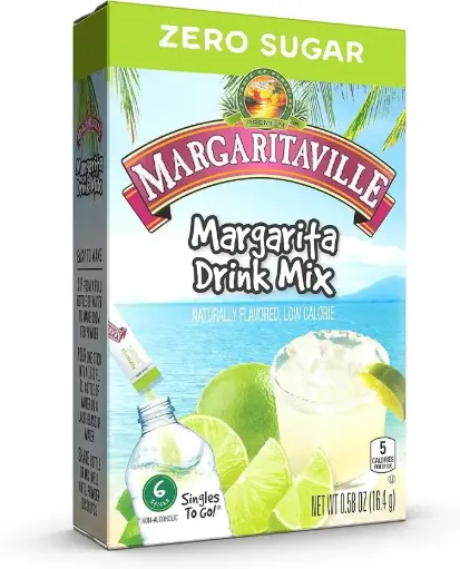 [3461] MARGARITAVILLE ZERO SUGAR MARGARITA DRINK MIX 6CT 