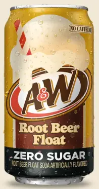 A&W ZERO ROOT BEER FLOAT CANS 355ML/ 12CT (US) 