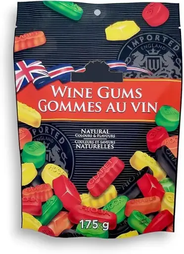 [W-B0836] WB WINE GUMS NATURAL 175G 