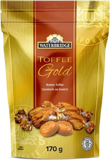 [W-B0842] WATERBRIDGE TOFFEE GOLD BUTTER TOFFEE 170G 