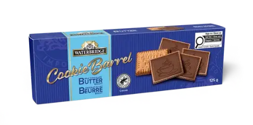 [W-B1021] WATERBRIDGE COOKIE BARREL BUTTER BISCUIT 125G
