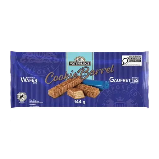 [W-B1024] WATERBRIDGE COOKIE BARREL WAFER BARS 144G