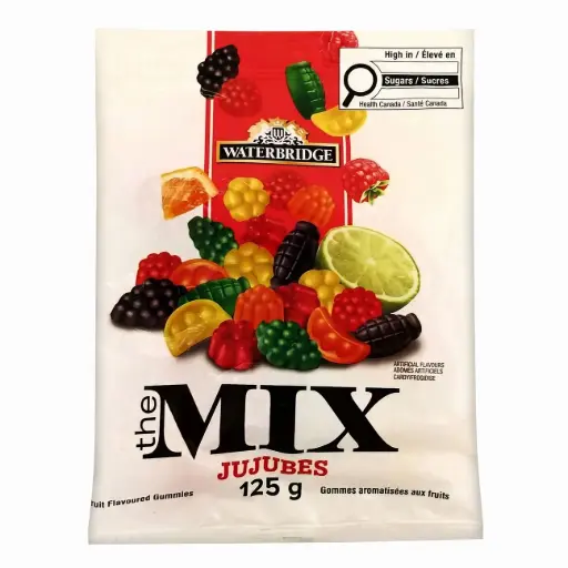 [W-B0999] WATERBRIDGE THE MIX JU JUBES 125G