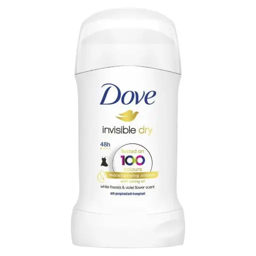 DOVE DEODORANT STICK INVISIBLE DRY 40G 