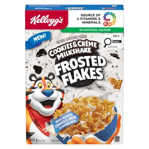 [OAT01857] KELLOGG'S FROSTED FLAKES COOKIES & CREAM 343G