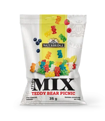 [W-B0899] WATERBRIDGE THE MIX TEDDY BEAR PICNIC 35G
