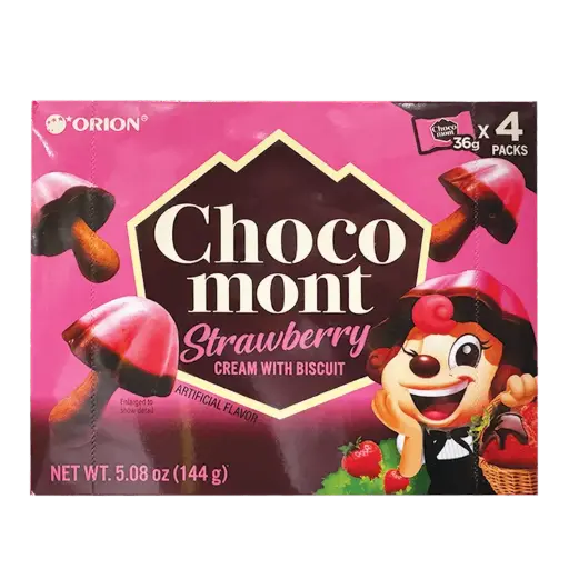 [OC144] ORION CHOCO MONT STRAWBERRY 144G 