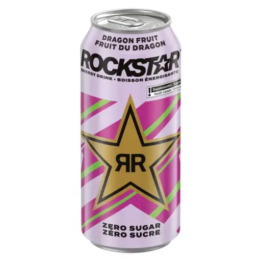 ROCKSTAR DRAGON FRUIT ZERO SUGAR 12CT/473ML