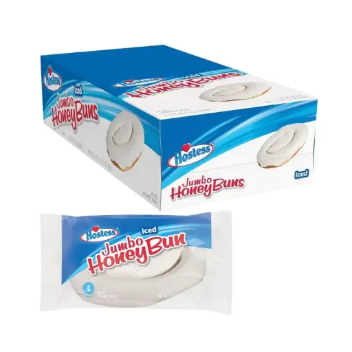HOSTESS JUMBO ICED HONEY BUNS 113G/6CT(U) 