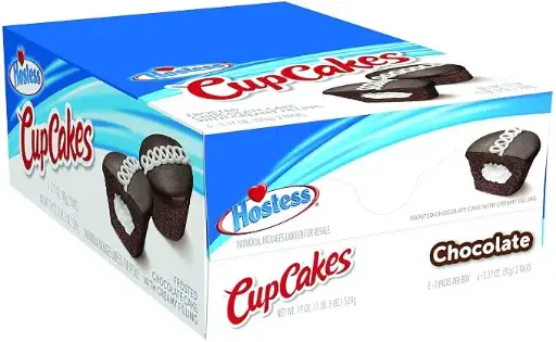 HOSTESS CUPCAKES FROSTED CHPCOLATE CAKE 6CT/90G (U) 
