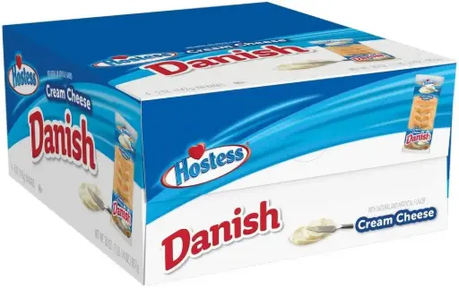 HOSTESS CREAM CHEESE DANISH 142G/6CT (U)