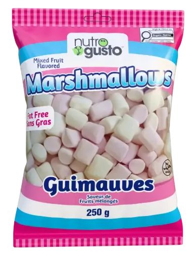 [PNG603] NUTROGUSTO MIXED FRUIT MARSHMALLOWS 250G