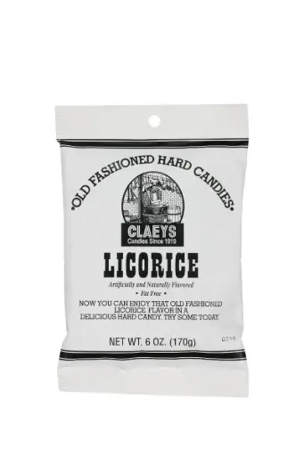 CLAEYS LICORICE OLD FASHIONED HARD CANDIES 170G