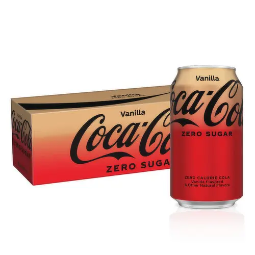[156296] COKE CANS VANILLA ZERO 355ML/12CT