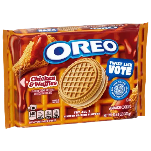 [8095] OREO CHICKEN & WAFFLES FLAVOR COOKIES 303G