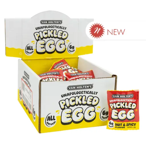 [1084] VAN HOLTEN'S HOT PICKLED EGGS 24CT 